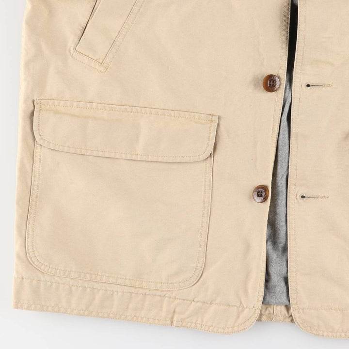 90s-00'S LLBean Duck Hunting Jacket, Men's Size L cotton Beige type Vintage Second Hand