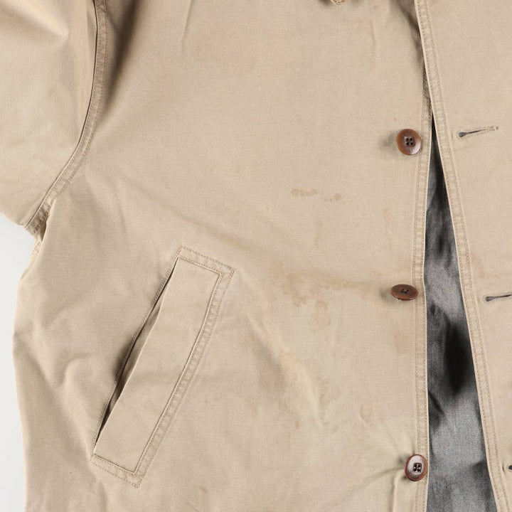 90s-00'S LLBean Duck Hunting Jacket, Men's XL cotton Beige type Vintage Second Hand