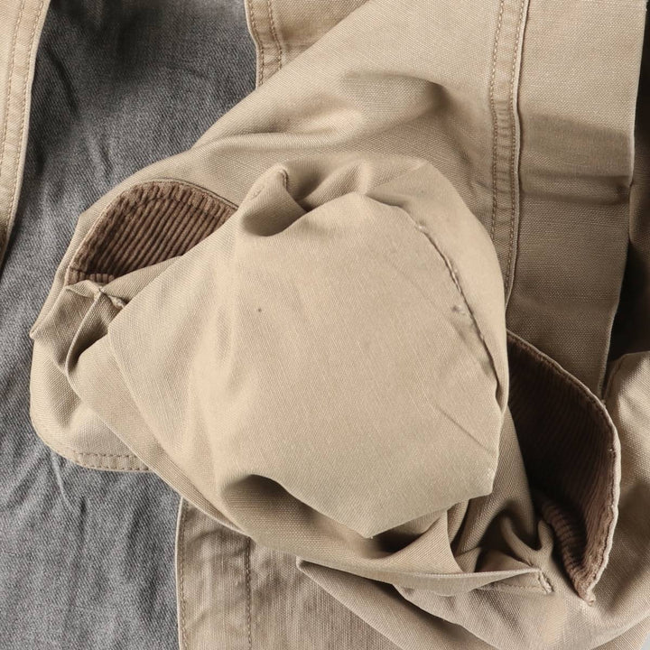 90s-00'S LLBean Duck Hunting Jacket, Men's XL cotton Beige type Vintage Second Hand