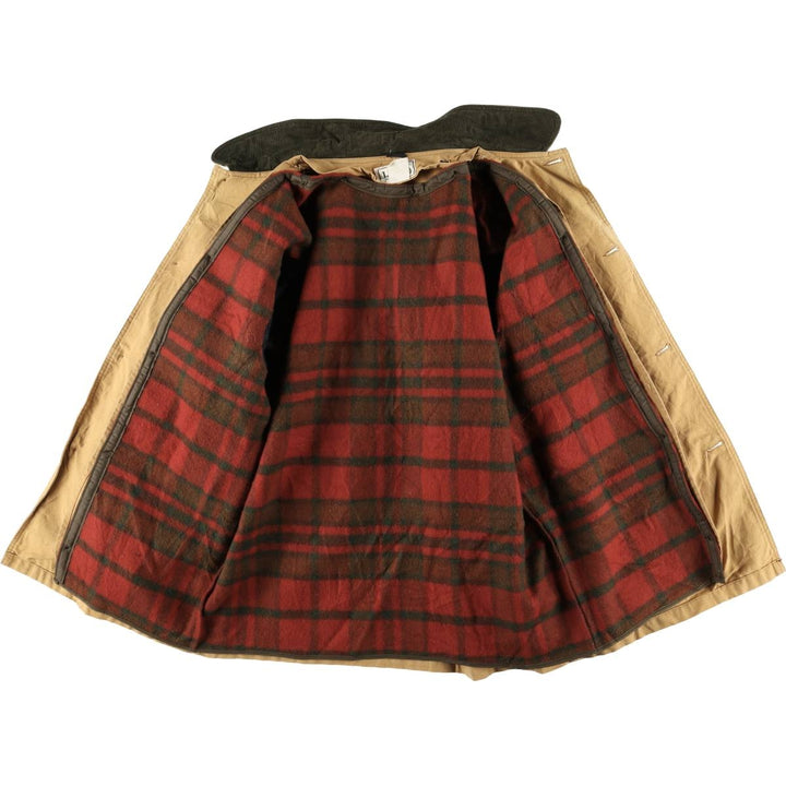 Vintage 1980'S LLBean padded duck hunting jacket, men's size XL unclear ocher yellow type Vintage Second Hand