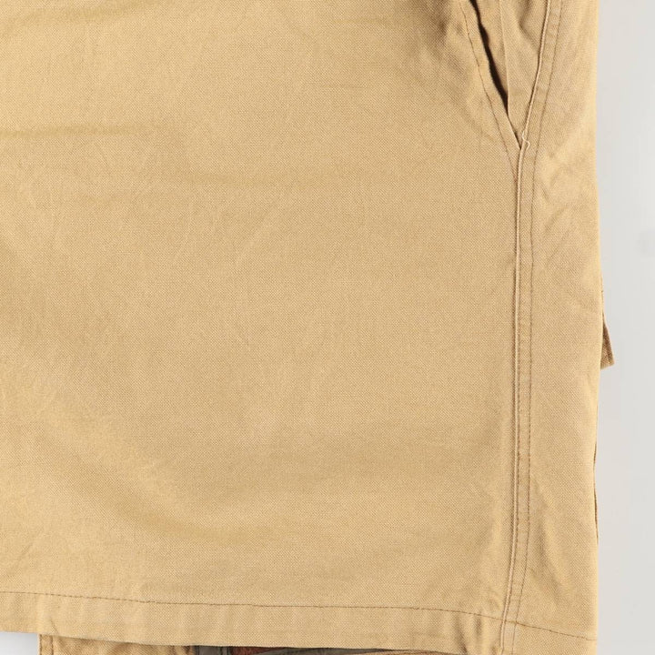 Vintage 1980'S LLBean padded duck hunting jacket, men's size XL unclear ocher yellow type Vintage Second Hand