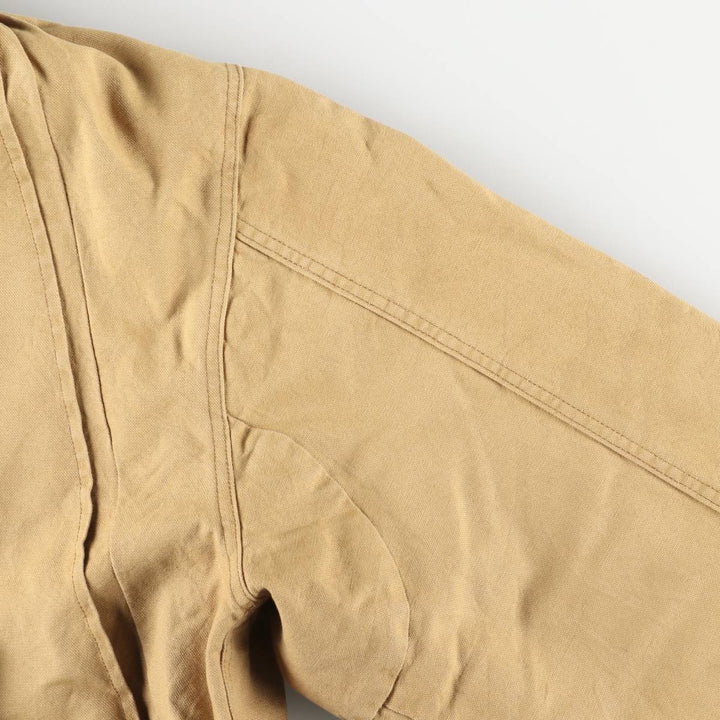 Vintage 1980'S LLBean padded duck hunting jacket, men's size XL unclear ocher yellow type Vintage Second Hand