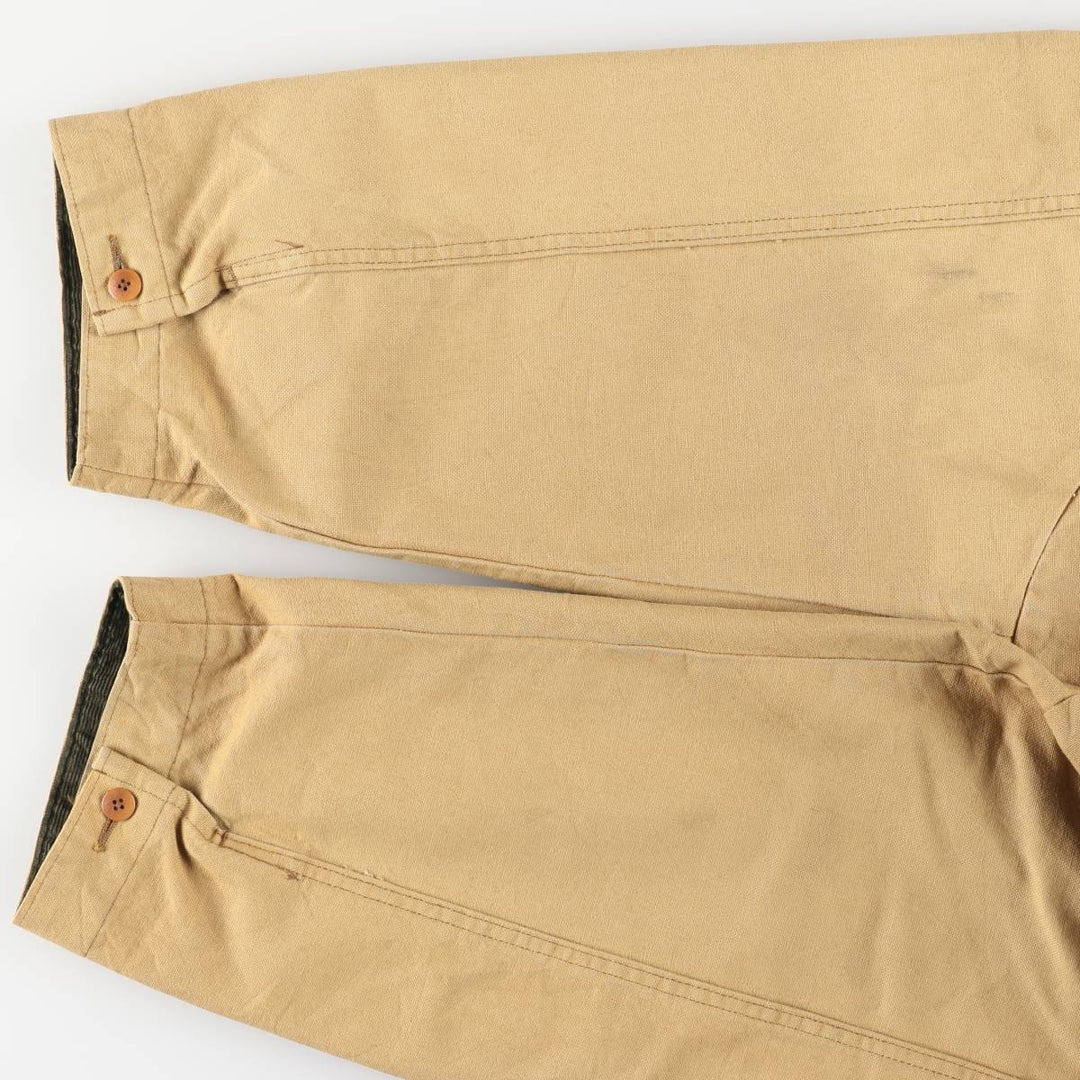 Vintage 1980'S LLBean padded duck hunting jacket, men's size XL unclear ocher yellow type Vintage Second Hand