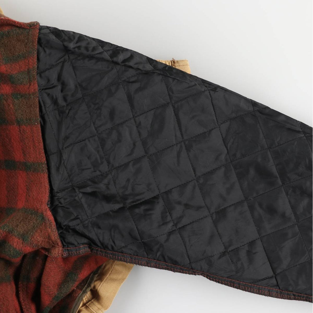 Vintage 1980'S LLBean padded duck hunting jacket, men's size XL unclear ocher yellow type Vintage Second Hand