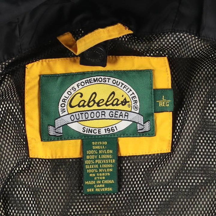 90s-00'S Cabelas GORE-TEX Mountain Parka Shell Jacket, Men's Size L Nylon gray type Vintage Second Hand