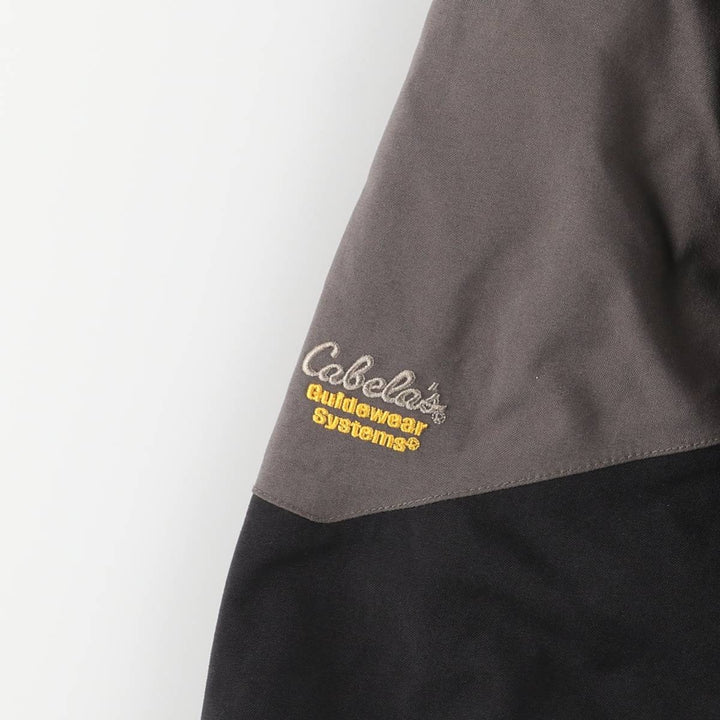 90s-00'S Cabelas GORE-TEX Mountain Parka Shell Jacket, Men's Size L Nylon gray type Vintage Second Hand