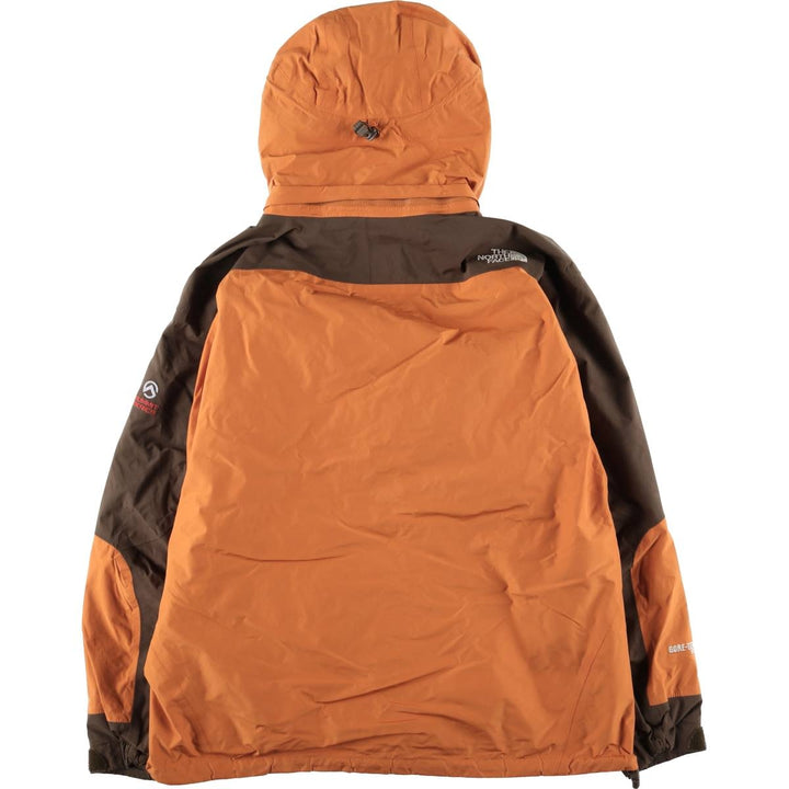 The North Face Summit Series GORE-TEX XCR Mountain Parka Shell Jacket, Men's XL Nylon (Gore-Tex) orange type Vintage Second Hand