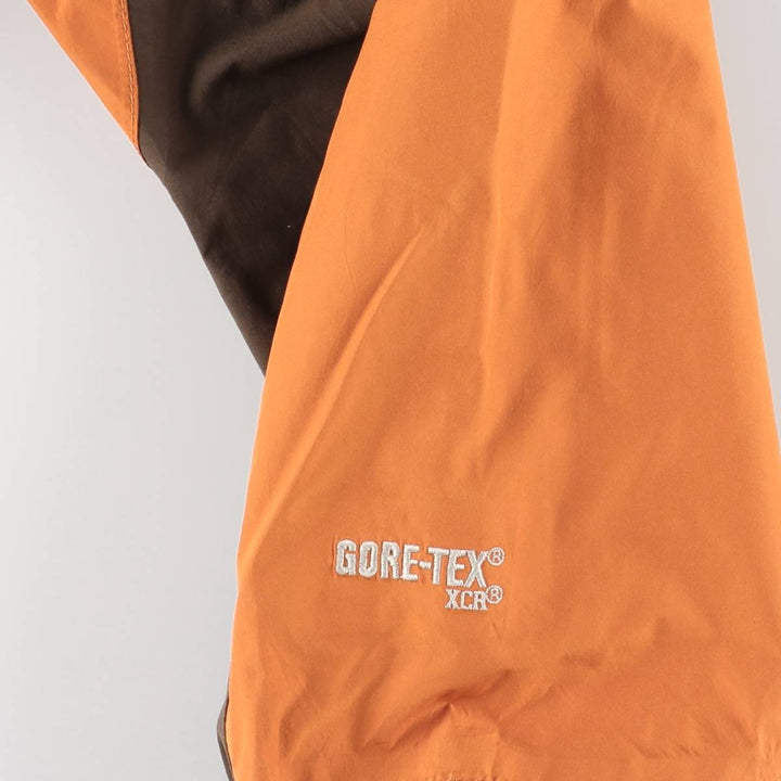 The North Face Summit Series GORE-TEX XCR Mountain Parka Shell Jacket, Men's XL Nylon (Gore-Tex) orange type Vintage Second Hand