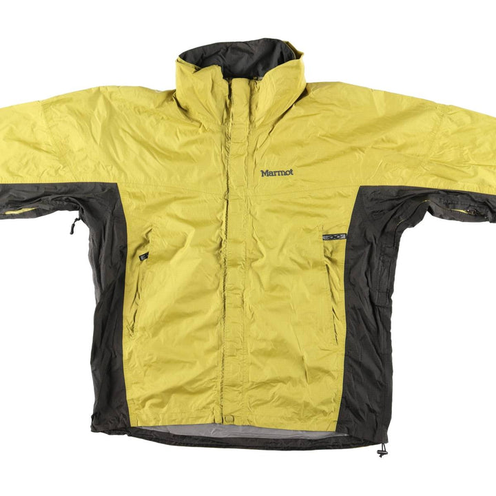 Marmot Ripstop Mountain Jacket, Shell Jacket, Men's XL Nylon yellow type Vintage Second Hand