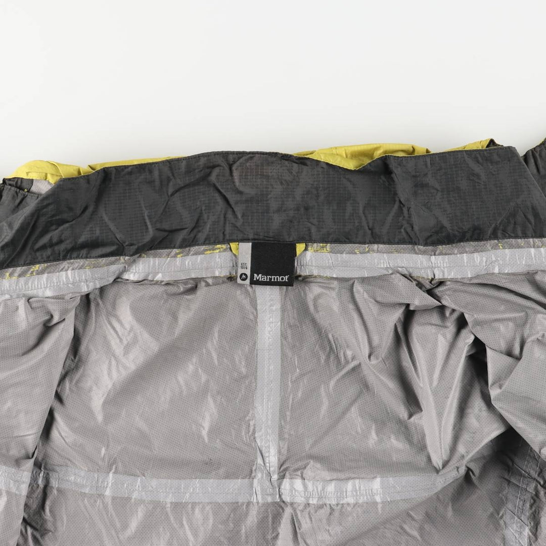 Marmot Ripstop Mountain Jacket, Shell Jacket, Men's XL Nylon yellow type Vintage Second Hand