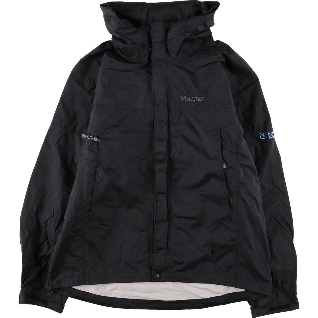 2000'S Marmot Ripstop Nylon Jacket, Men's Size Medium Nylon black type Vintage Second Hand