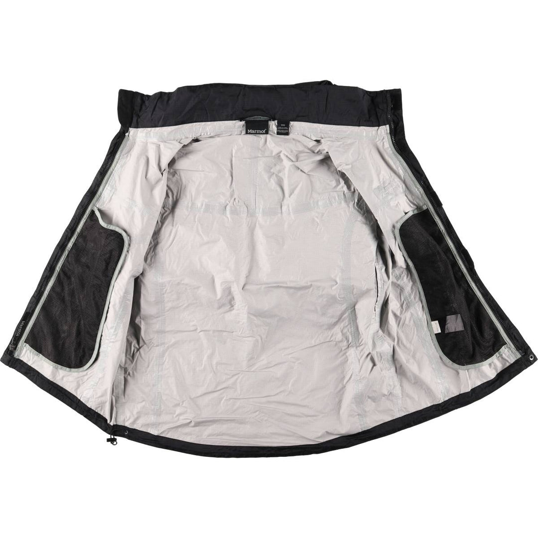 2000'S Marmot Ripstop Nylon Jacket, Men's Size Medium Nylon black type Vintage Second Hand