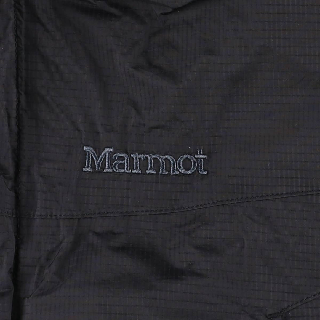 2000'S Marmot Ripstop Nylon Jacket, Men's Size Medium Nylon black type Vintage Second Hand