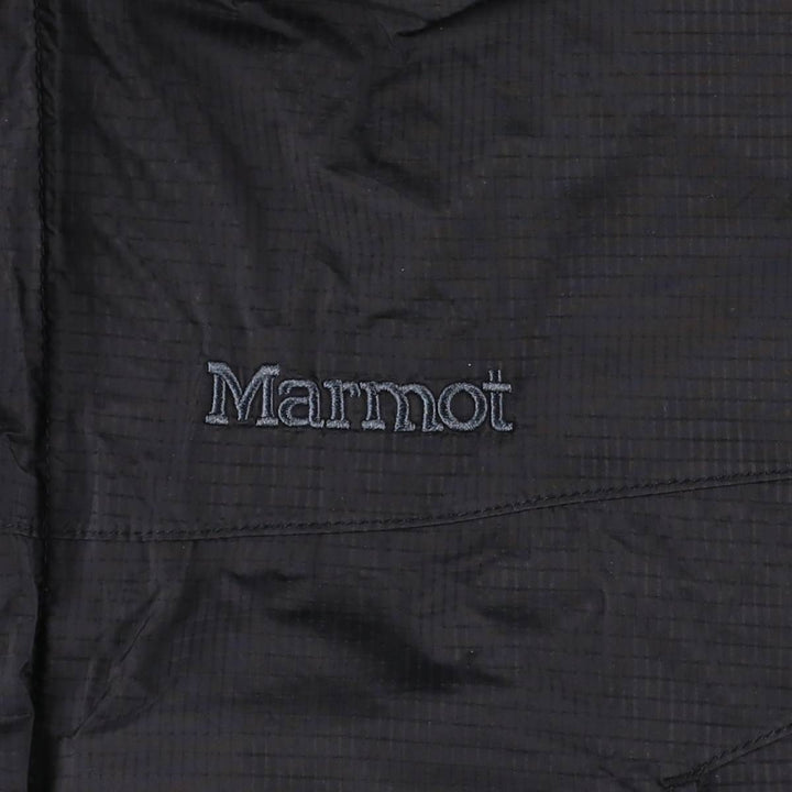 2000'S Marmot Ripstop Nylon Jacket, Men's Size Medium Nylon black type Vintage Second Hand