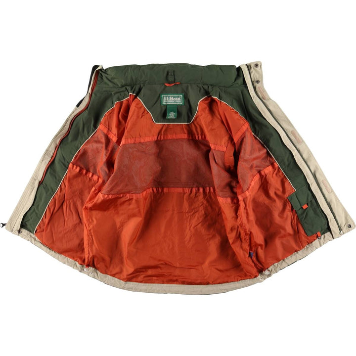 90s-00'S LLBean Mountain Jacket, Shell Jacket, Men's Size L Nylon Khaki type Vintage Second Hand