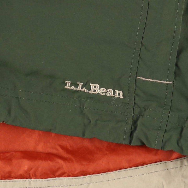 90s-00'S LLBean Mountain Jacket, Shell Jacket, Men's Size L Nylon Khaki type Vintage Second Hand