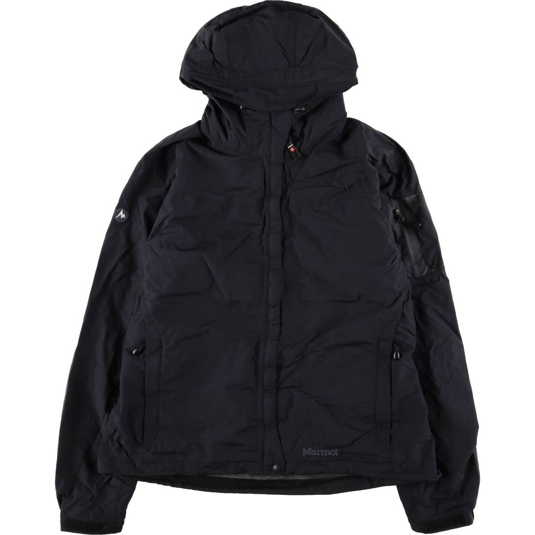 Marmot Ripstop Mountain Parka Shell Jacket Men's XL Nylon black type Vintage Second Hand