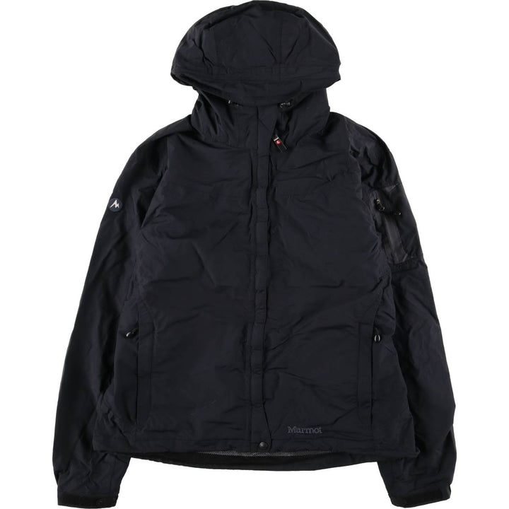 Marmot Ripstop Mountain Parka Shell Jacket Men's XL Nylon black type Vintage Second Hand