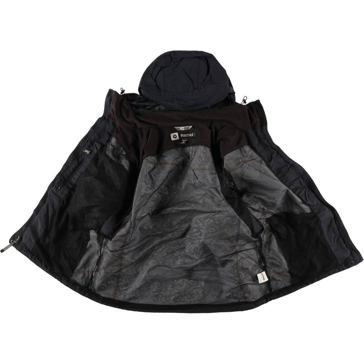 Marmot Ripstop Mountain Parka Shell Jacket Men's XL Nylon black type Vintage Second Hand