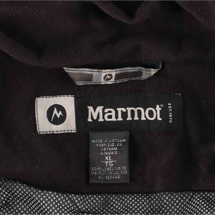 Marmot Ripstop Mountain Parka Shell Jacket Men's XL Nylon black type Vintage Second Hand