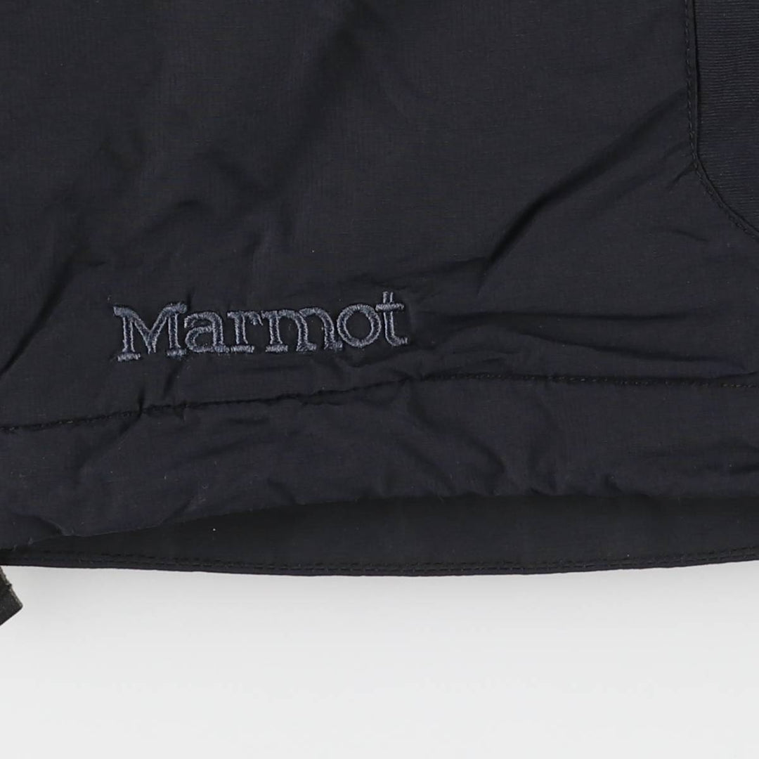 Marmot Ripstop Mountain Parka Shell Jacket Men's XL Nylon black type Vintage Second Hand