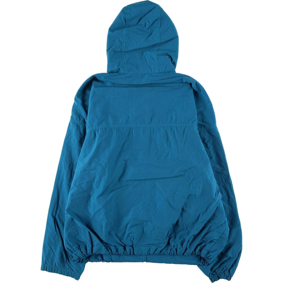 90s-00'S Vintage Columbia Ripstop Anorak Parka, Men's Size L Nylon blue type Vintage Second Hand