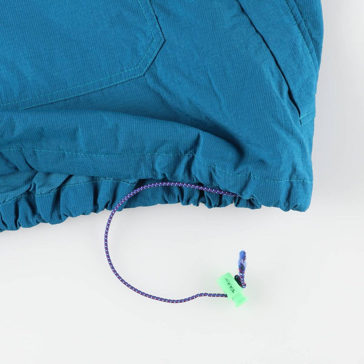 90s-00'S Vintage Columbia Ripstop Anorak Parka, Men's Size L Nylon blue type Vintage Second Hand