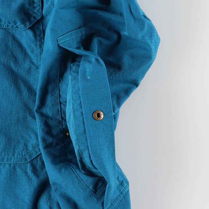 90s-00'S Vintage Columbia Ripstop Anorak Parka, Men's Size L Nylon blue type Vintage Second Hand