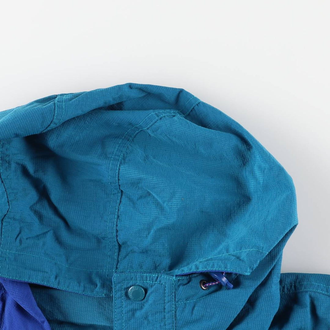 90s-00'S Vintage Columbia Ripstop Anorak Parka, Men's Size L Nylon blue type Vintage Second Hand
