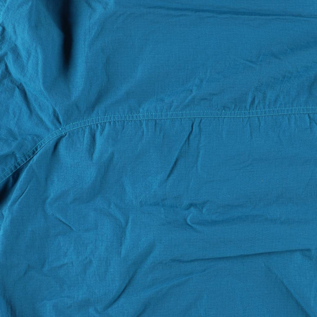 90s-00'S Vintage Columbia Ripstop Anorak Parka, Men's Size L Nylon blue type Vintage Second Hand