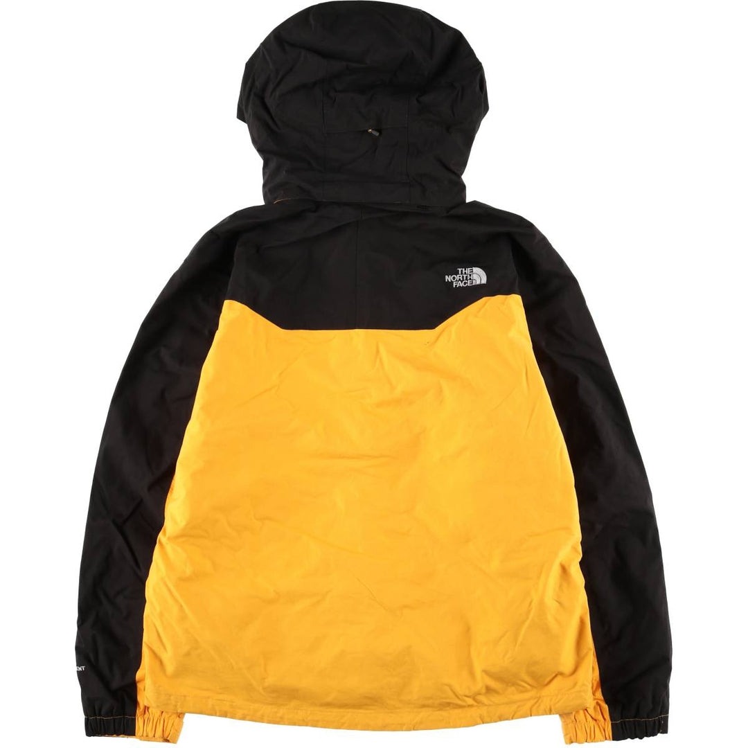 THE NORTH FACE HYVENT Mountain Parka Shell Jacket Men's L size Nylon yellow type Vintage Second Hand