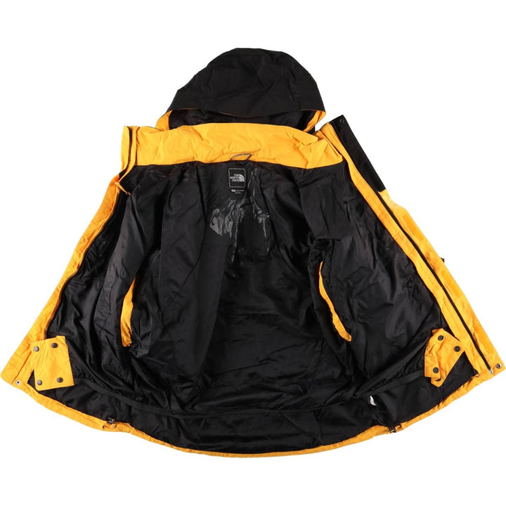 THE NORTH FACE HYVENT Mountain Parka Shell Jacket Men's L size Nylon yellow type Vintage Second Hand