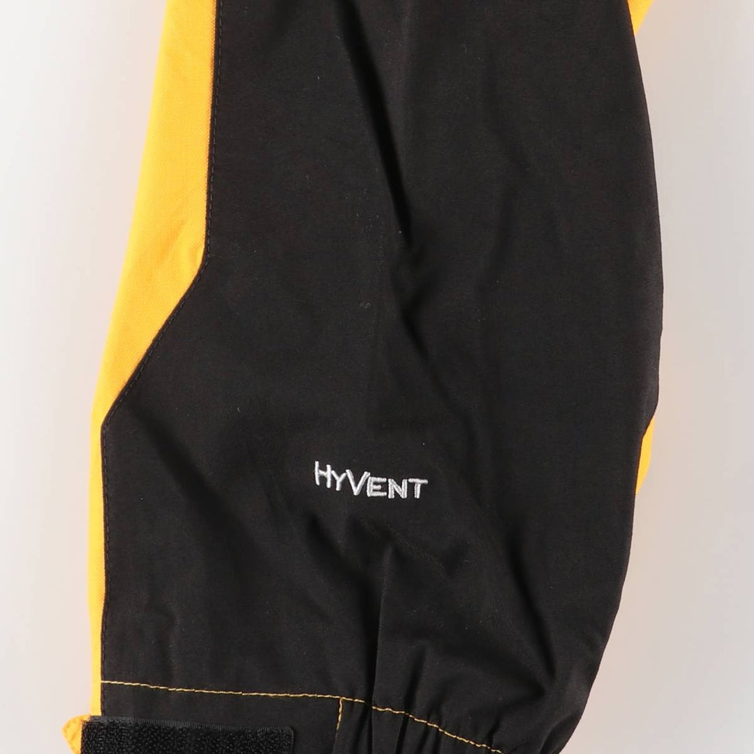 THE NORTH FACE HYVENT Mountain Parka Shell Jacket Men's L size Nylon yellow type Vintage Second Hand
