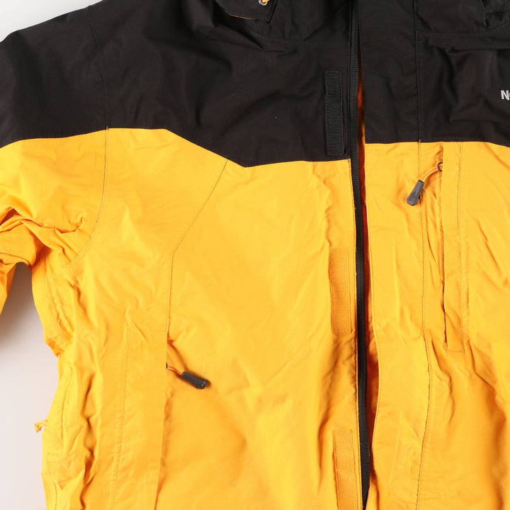 THE NORTH FACE HYVENT Mountain Parka Shell Jacket Men's L size Nylon yellow type Vintage Second Hand
