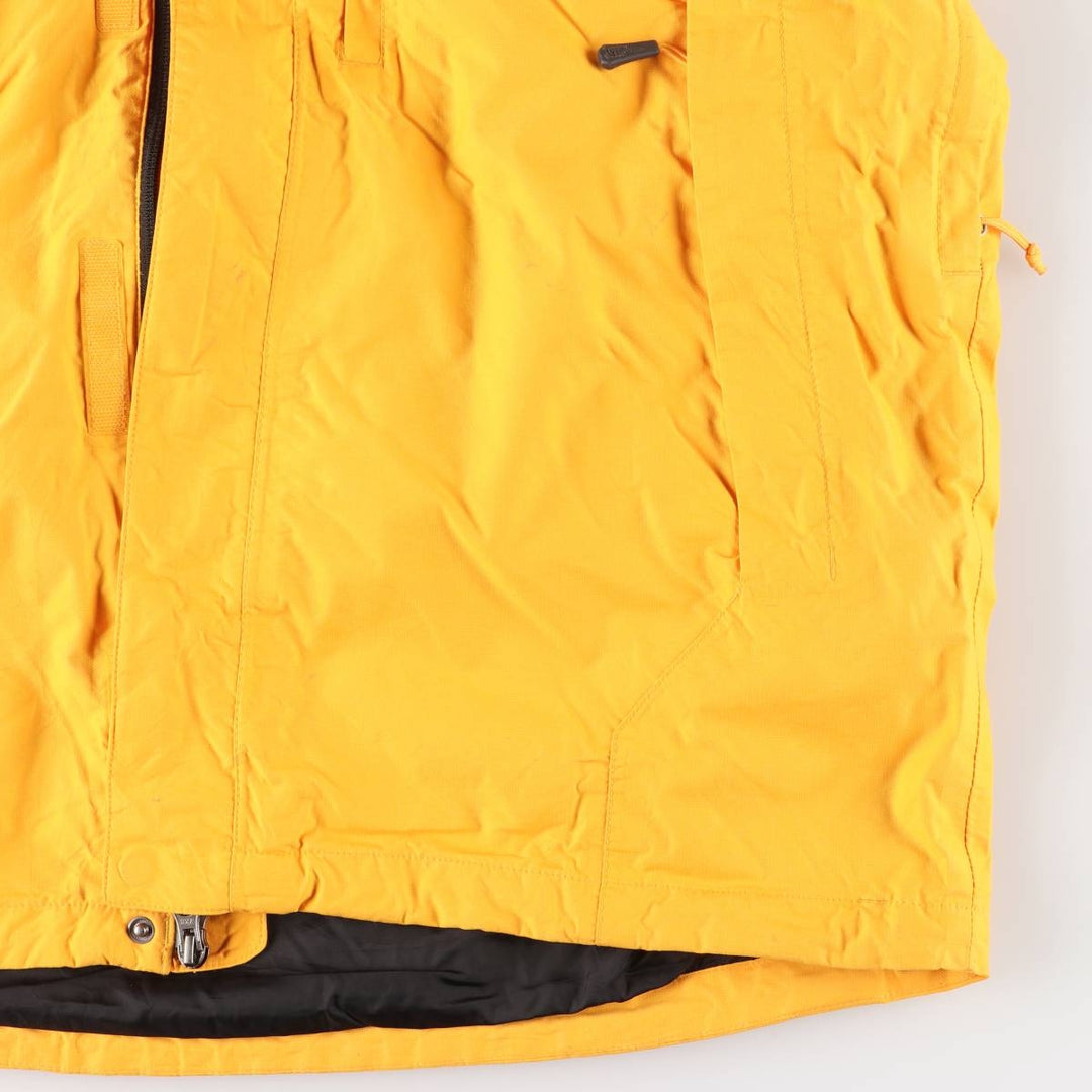 THE NORTH FACE HYVENT Mountain Parka Shell Jacket Men's L size Nylon yellow type Vintage Second Hand