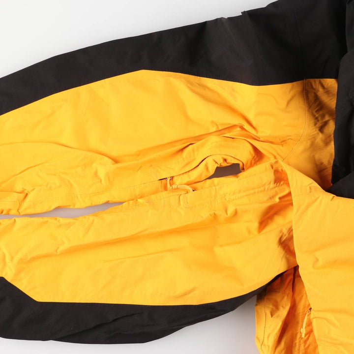 THE NORTH FACE HYVENT Mountain Parka Shell Jacket Men's L size Nylon yellow type Vintage Second Hand