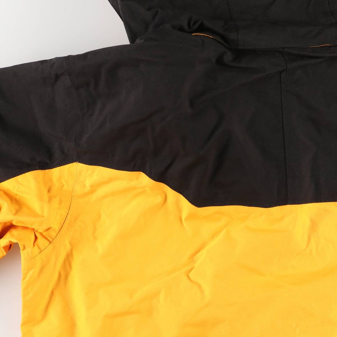 THE NORTH FACE HYVENT Mountain Parka Shell Jacket Men's L size Nylon yellow type Vintage Second Hand