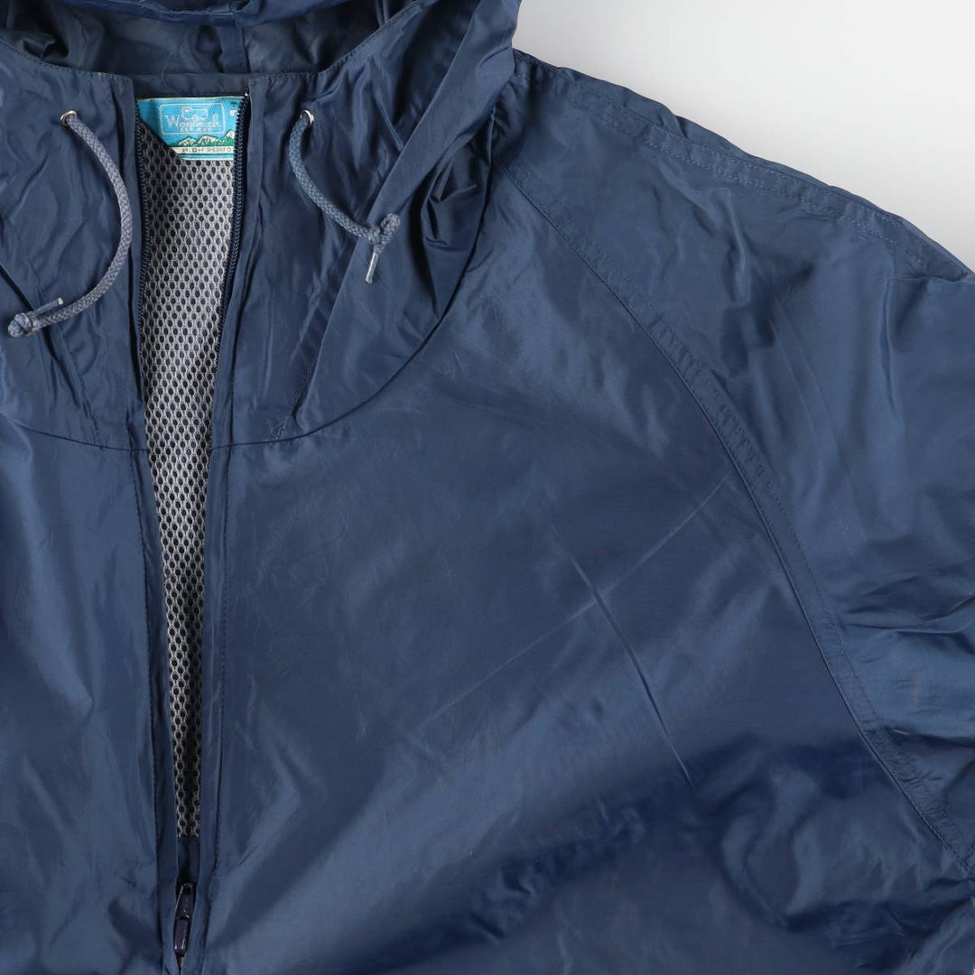 Vintage 1980'S WOOLRICH TETON Anorak Parka, Men's Size M Nylon navy blue type Vintage Second Hand