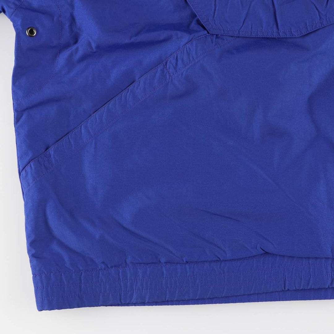 Vintage 80s-90'S Eddie Bauer Anorak Jacket with Black Tag, Men's Size L Nylon Navy blue Vintage Second Hand