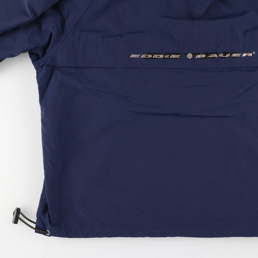 Vintage 90'S Eddie Bauer EBTEK Anorak Jacket, Men's Size L Nylon navy blue type Vintage Second Hand