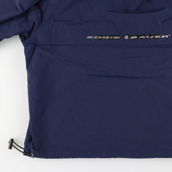 Vintage 90'S Eddie Bauer EBTEK Anorak Jacket, Men's Size L Nylon navy blue type Vintage Second Hand