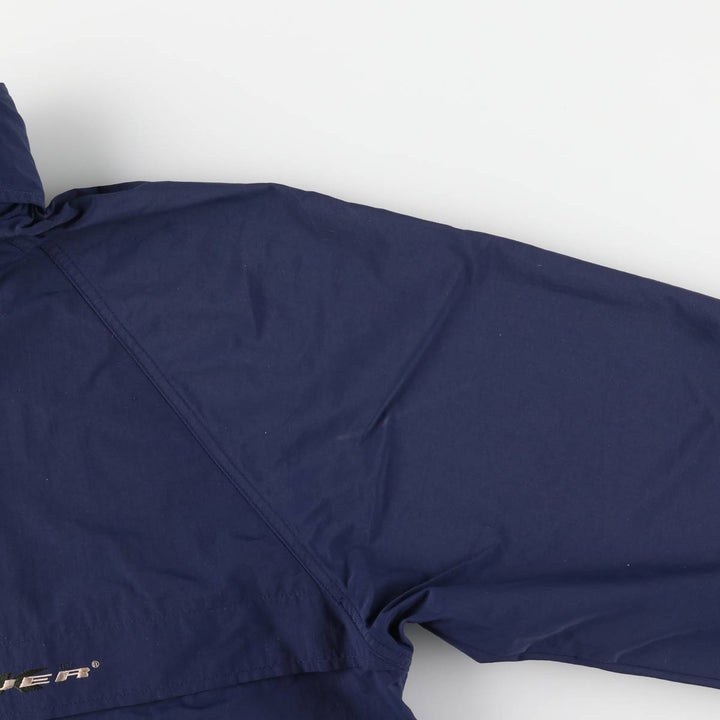 Vintage 90'S Eddie Bauer EBTEK Anorak Jacket, Men's Size L Nylon navy blue type Vintage Second Hand