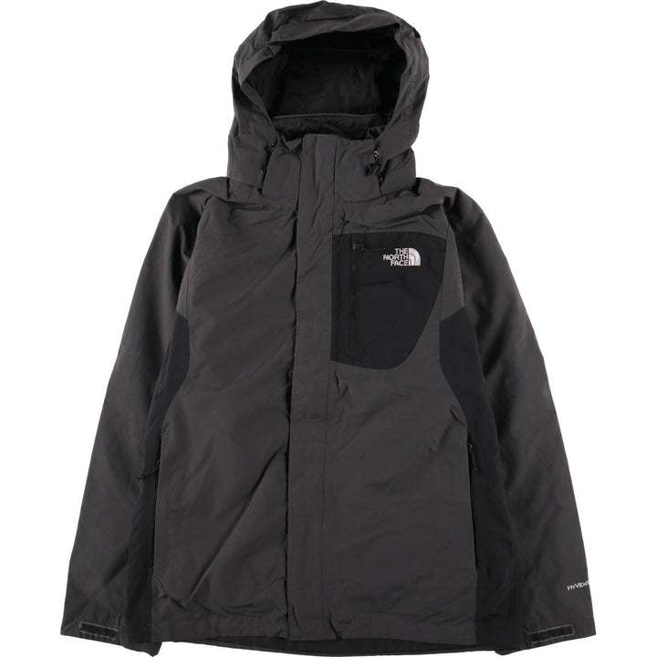THE NORTH FACE HYVENT Mountain Parka Shell Jacket Men's M size Nylon gray type Vintage Second Hand