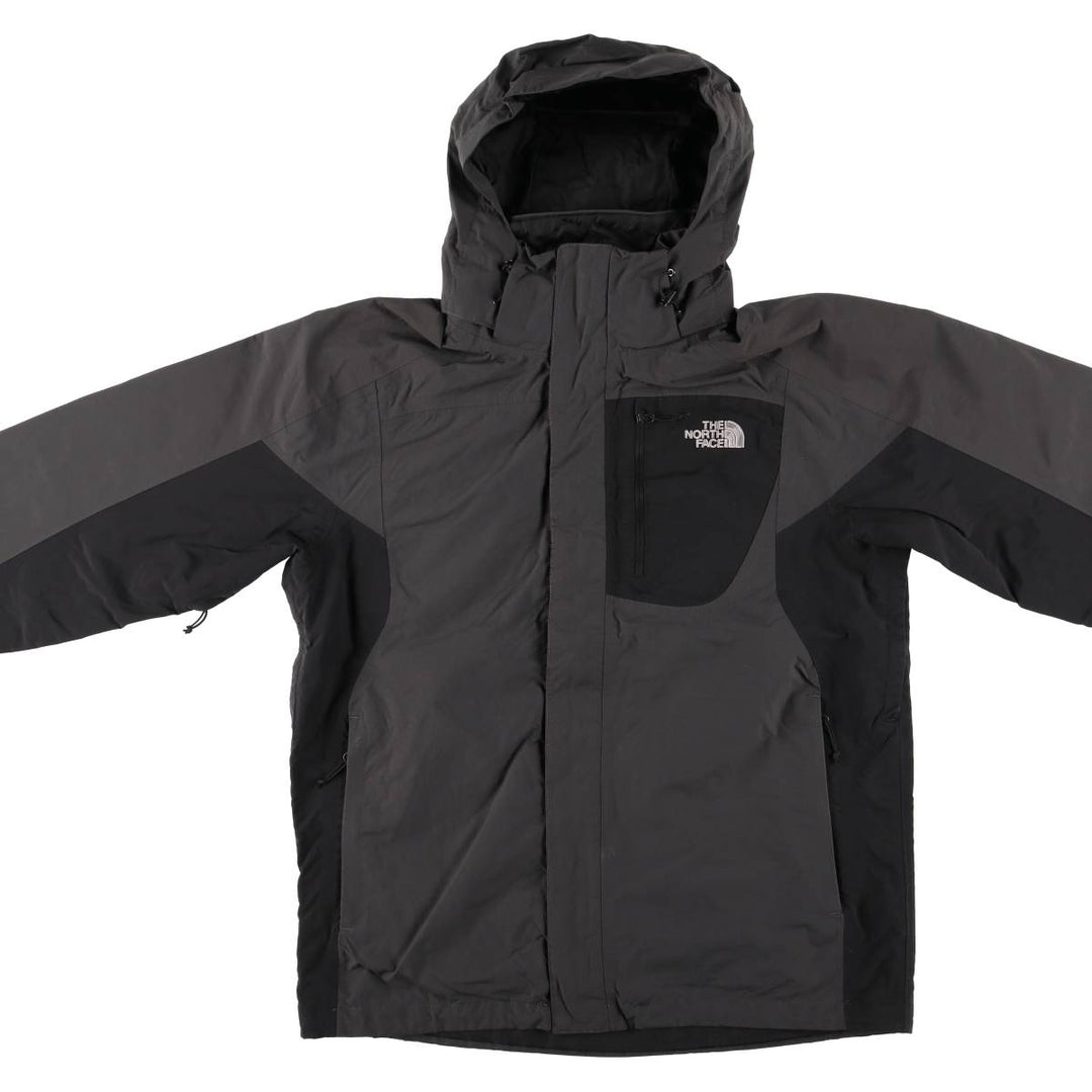 THE NORTH FACE HYVENT Mountain Parka Shell Jacket Men's M size Nylon gray type Vintage Second Hand