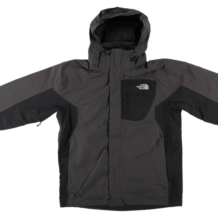 THE NORTH FACE HYVENT Mountain Parka Shell Jacket Men's M size Nylon gray type Vintage Second Hand