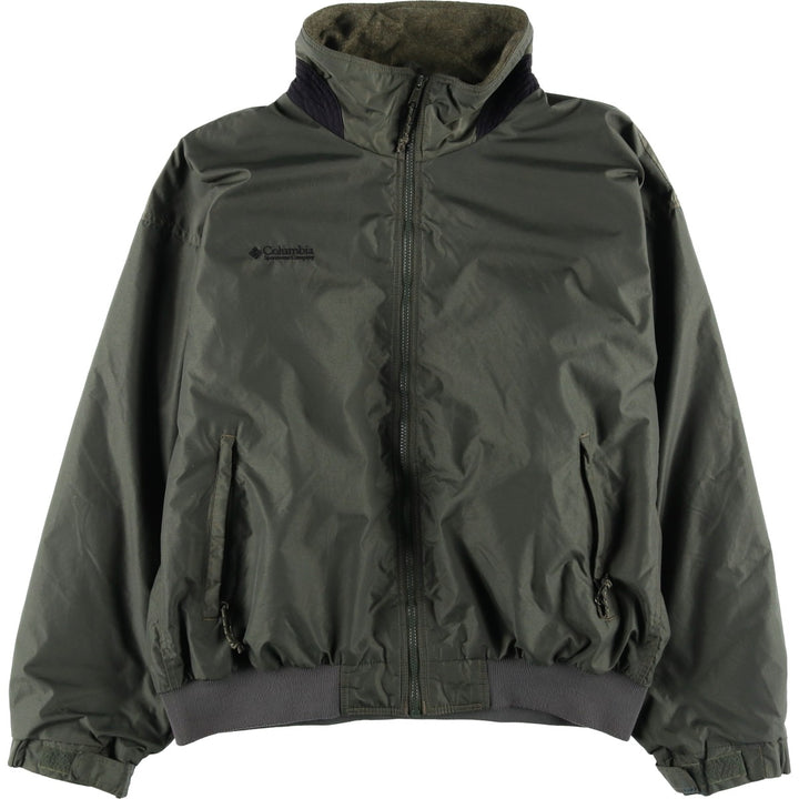 90s-00'S Columbia Men's XL Padded Puffer Jacket polyester Khaki type sage green Vintage Second Hand