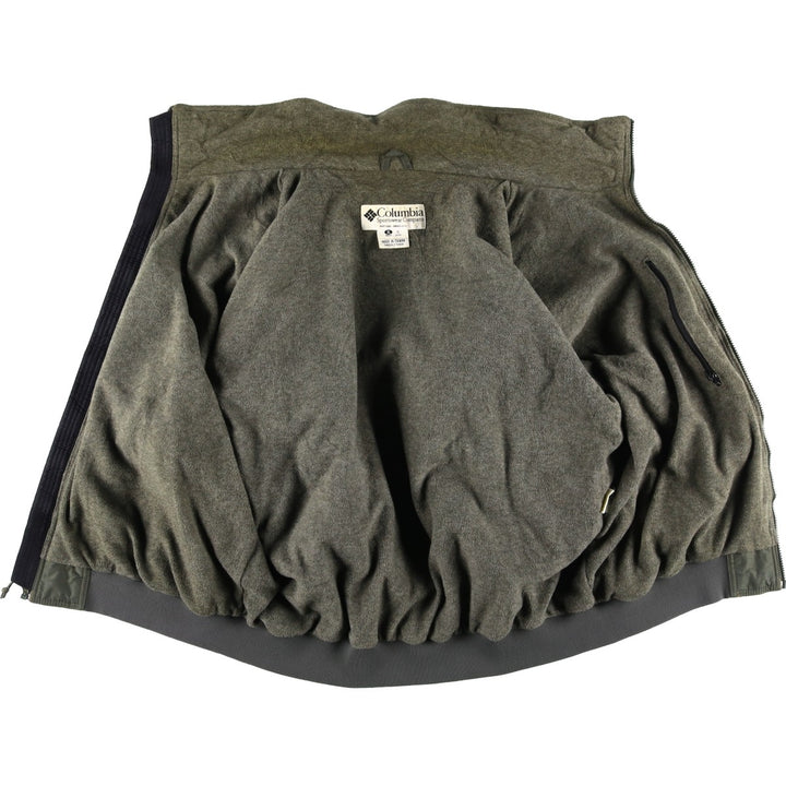 90s-00'S Columbia Men's XL Padded Puffer Jacket polyester Khaki type sage green Vintage Second Hand