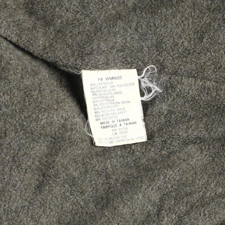 90s-00'S Columbia Men's XL Padded Puffer Jacket polyester Khaki type sage green Vintage Second Hand