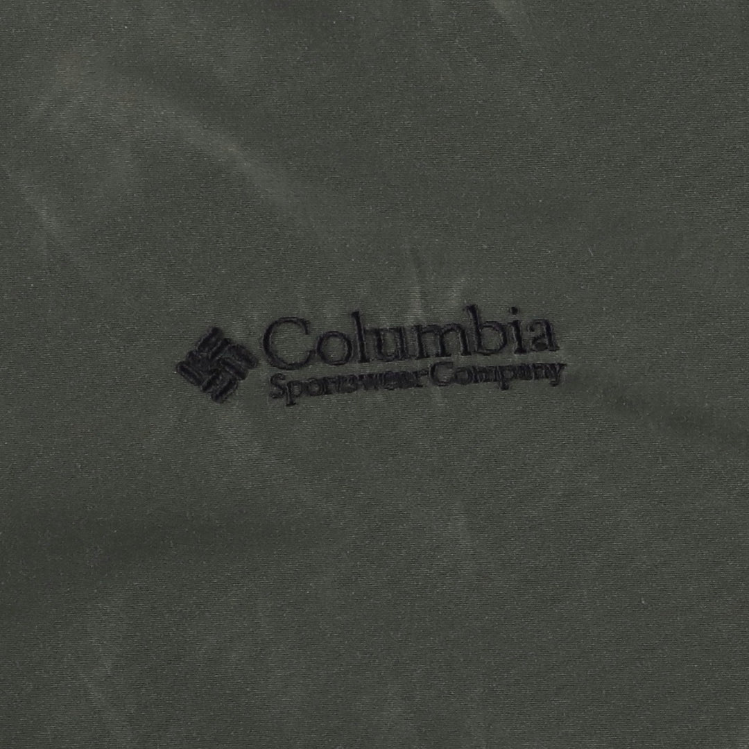 90s-00'S Columbia Men's XL Padded Puffer Jacket polyester Khaki type sage green Vintage Second Hand