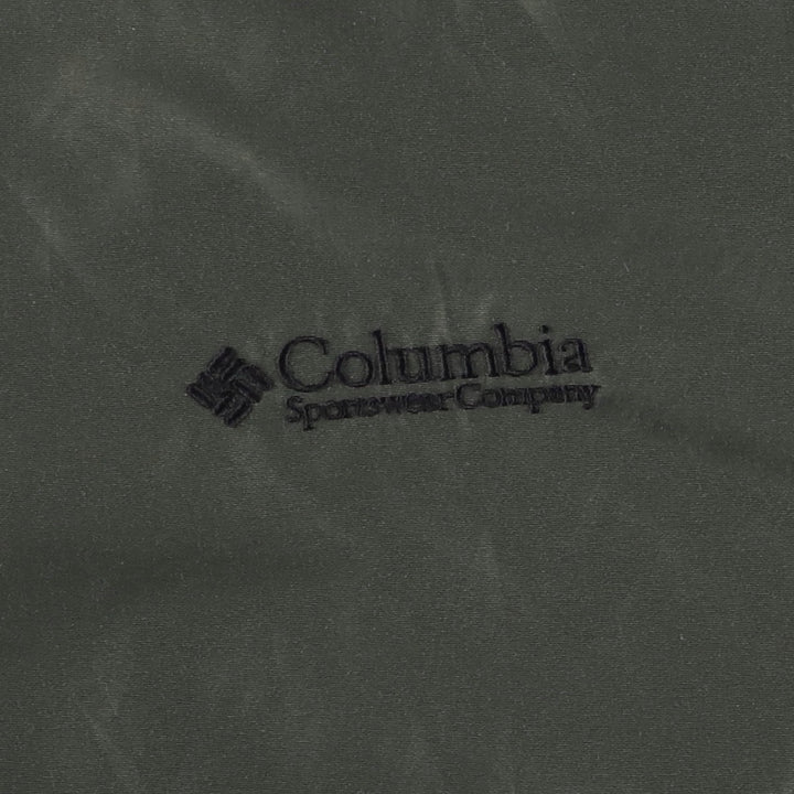 90s-00'S Columbia Men's XL Padded Puffer Jacket polyester Khaki type sage green Vintage Second Hand